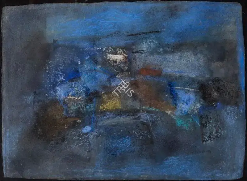 Shreshtha, Laxman (Artist). Untitled. Mixed media on paper, 1994 | Painting | FineArts | 00339865