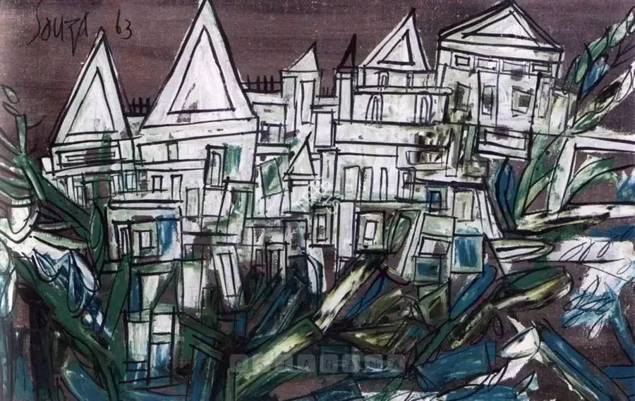 Souza, F.N. (Artist). Untitled, 1963 | Painting