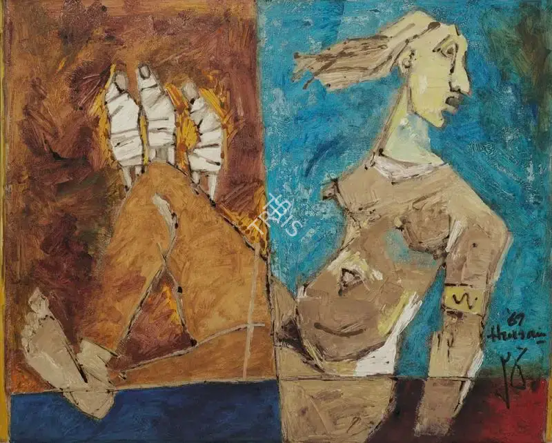 Husain, M.F. (Artist). Untitled, 1969 | Painting