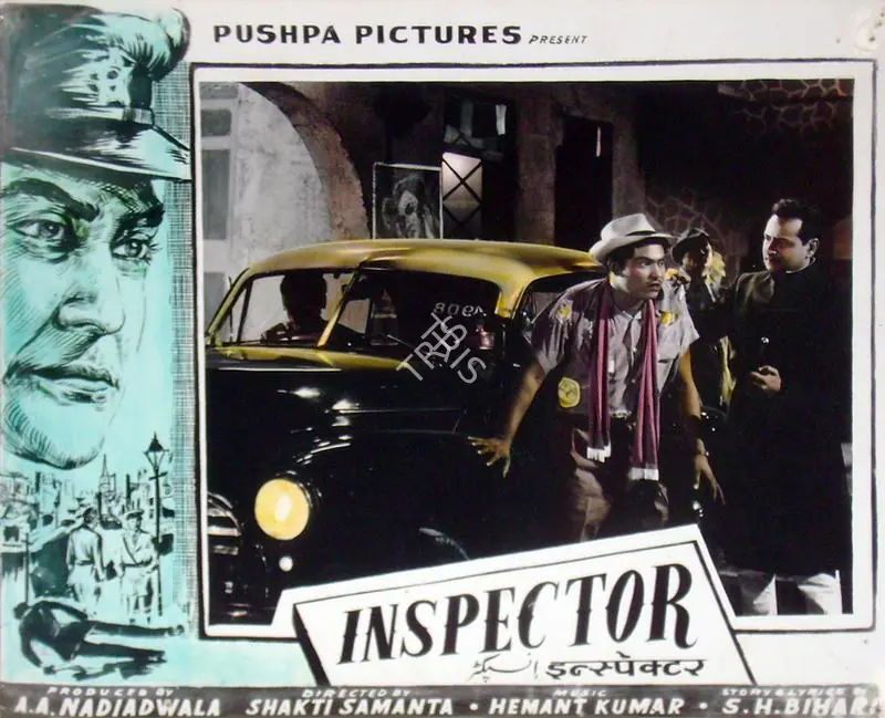 Nadiadwala, A.A. (Producer), Inspector, 1956 | Lobby Card | CinemaEducation | 00817789