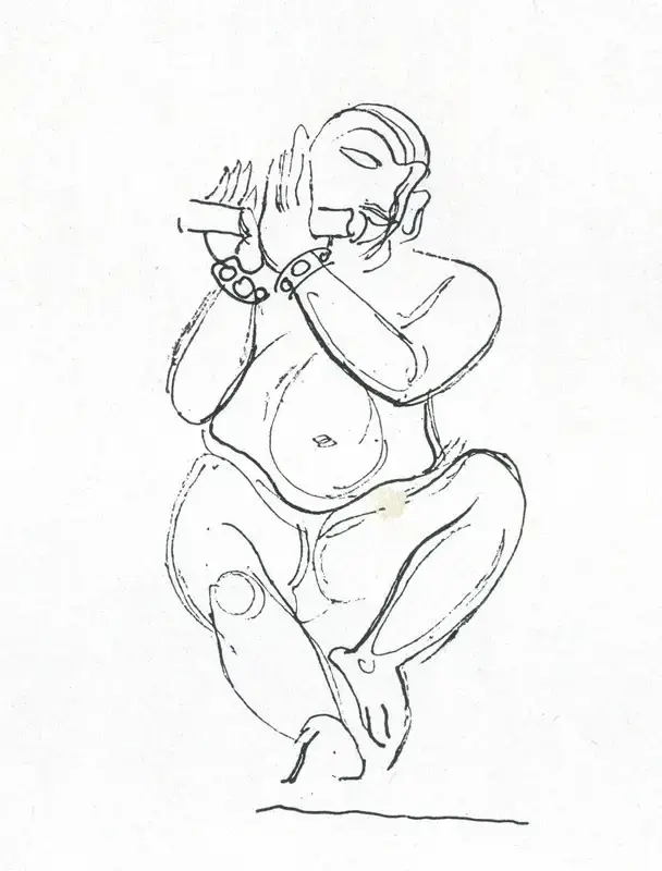 Chavda, Shiavax (Artist). Untitled. n.d. | Marg, June 1957 | Sketch | FineArts | 00674126