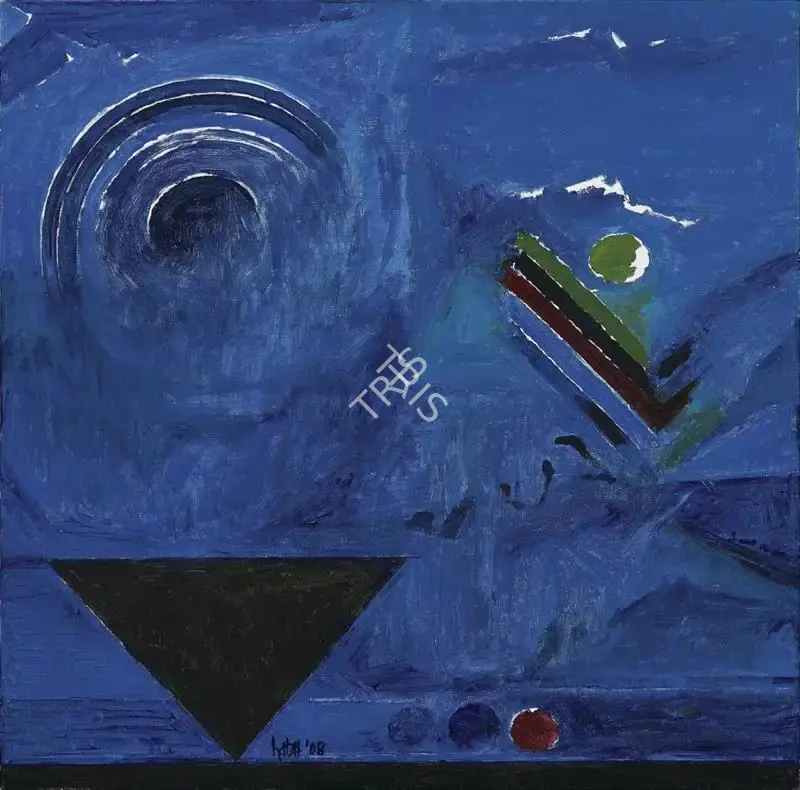 Raza, S.H. (Artist). Le Reve Blue, 2008 | Painting