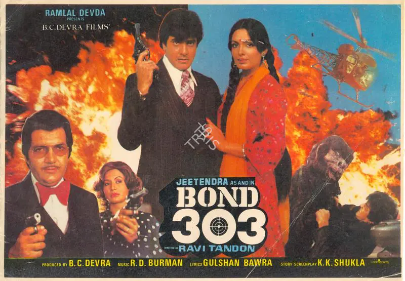 Devra, B.C. (Producer), Bond 303, 1986 | Song-Synopsis Booklet | CinemaEducation | 00863592