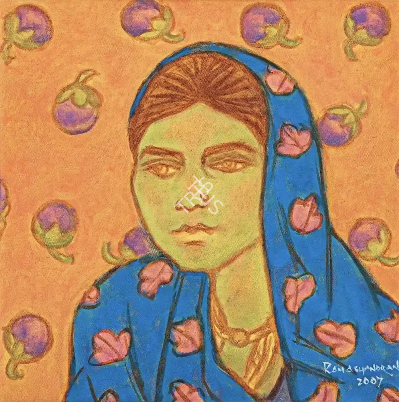 Ramachandran, A. (Artist). Untitled. Oil on canvas, 2007 | Painting | EconomicsArt | 00869369