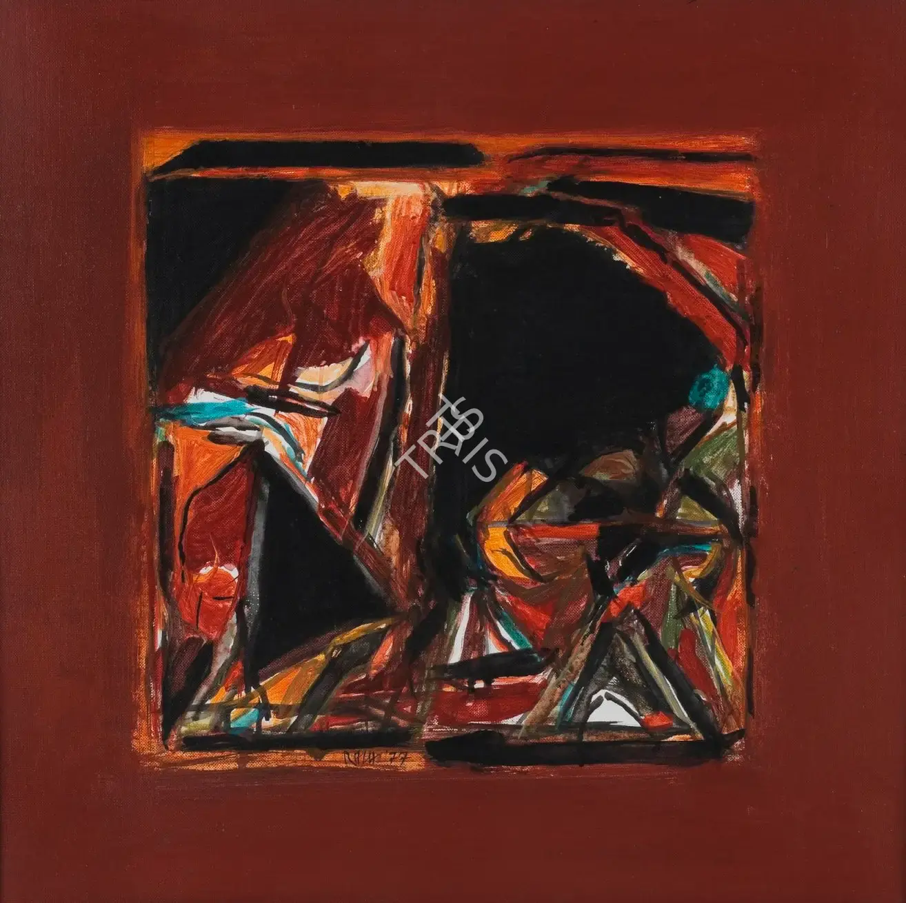 Raza, S.H. (Artist). Untitled, 1977 | Painting