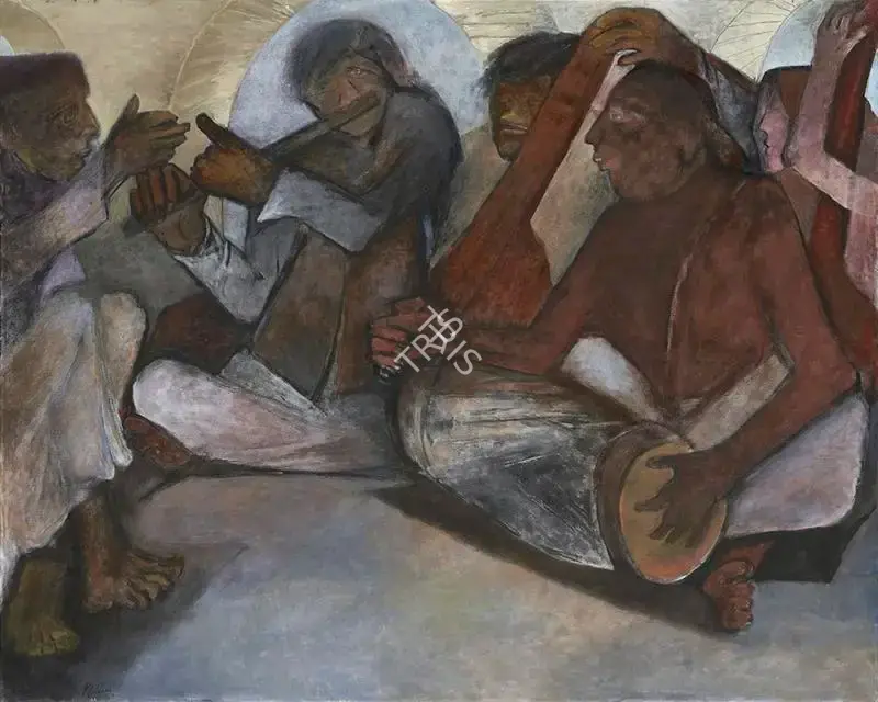 Khanna, Krishen (Artist). Concert at 115 Lloyds Rd, n.d. | Painting