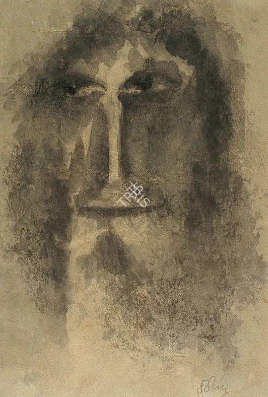 Tagore, Rabindranath (Artist). Portrait, c.1938 | Painting
