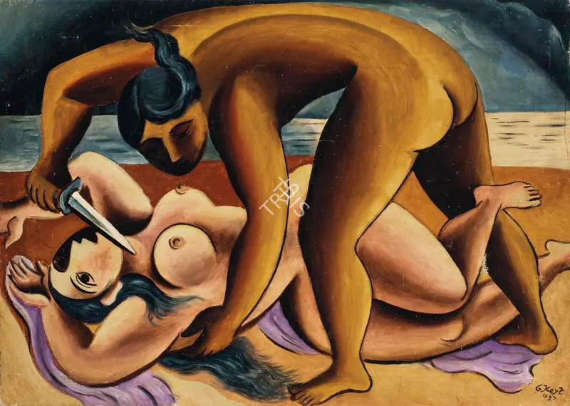Keyt, George (Artist). The Twilight, 1937 | Painting