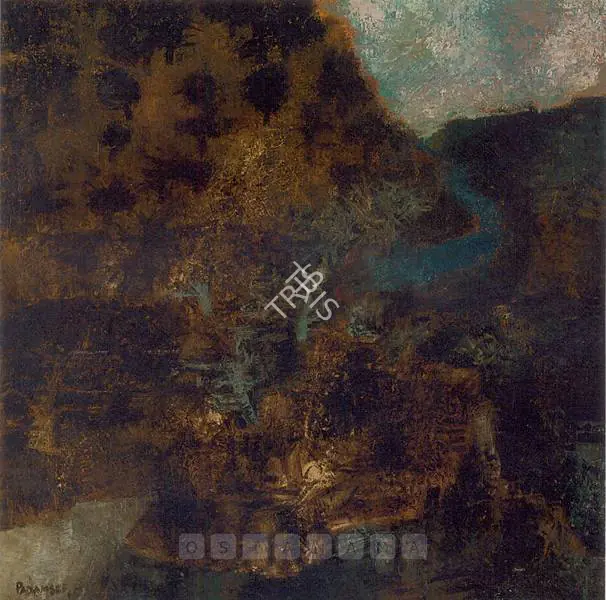 Padamsee, Akbar (Artist). Metascape. Oil on canvas, 1965 | Painting | FineArts | 00599647