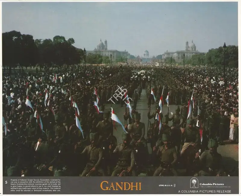 Taylor, Ronnie (Cinematographer), Gandhi, 1982 | Lobby Card | CinemaEducation | 00789459
