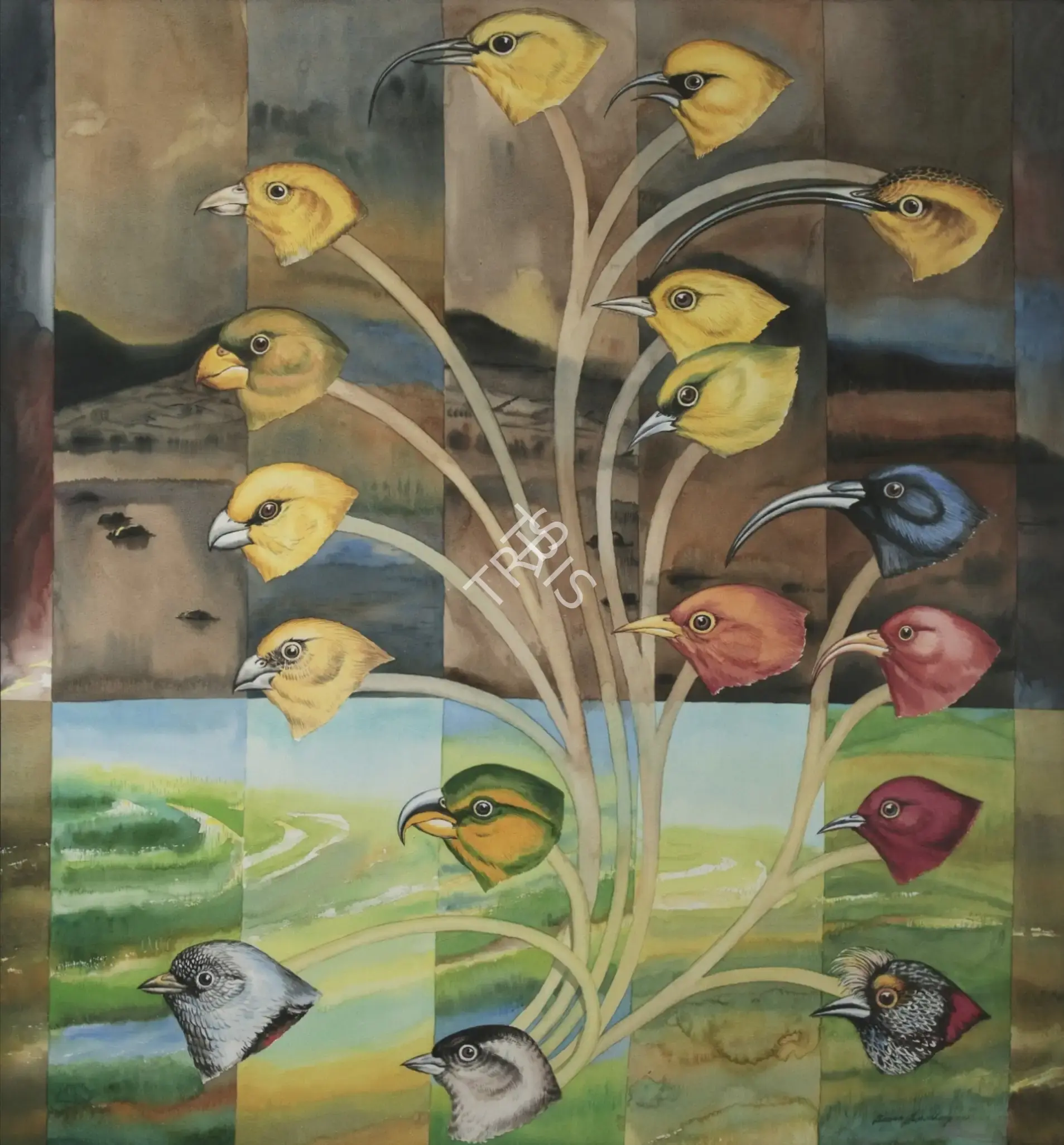 Chowdhury, Barun (Artist). Hawaiian Colonists, 2007 | Painting
