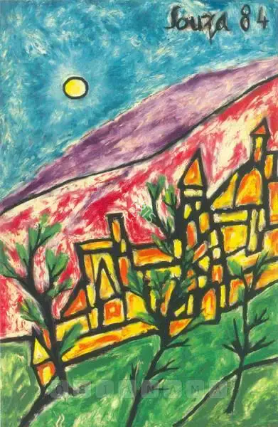 Souza, F.N. (Artist). Untitled, 1984 | Painting