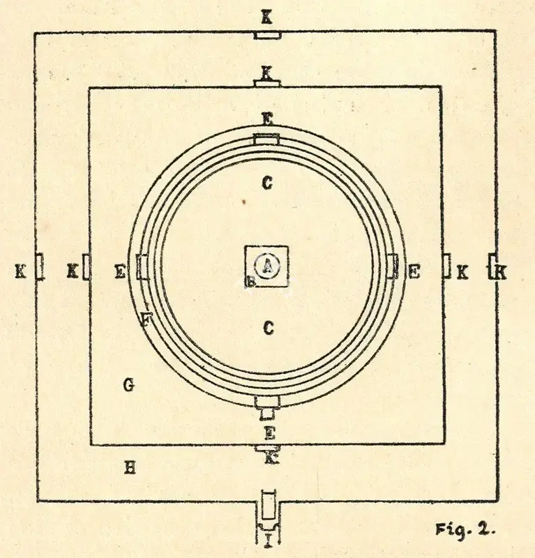 Govinda, Lama Anagarika (Artist). Ruvanveli Dagoba. n.d. | Marg, April 1950 | Drawing | ArcHeritage | 00673831