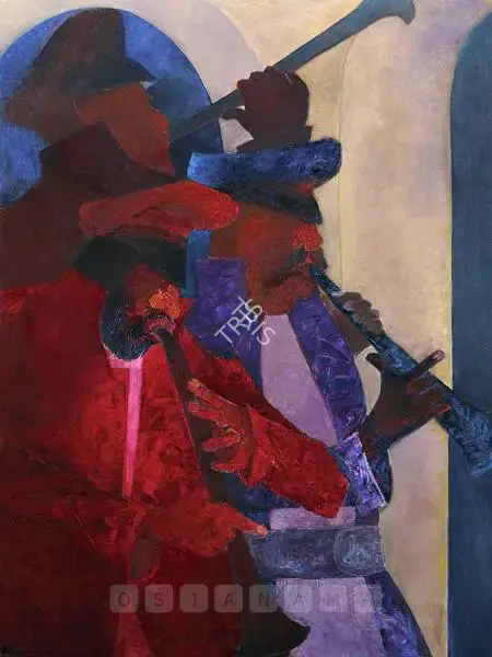 Khanna, Krishen (Artist). Melody At Midnight, n.d. | Painting
