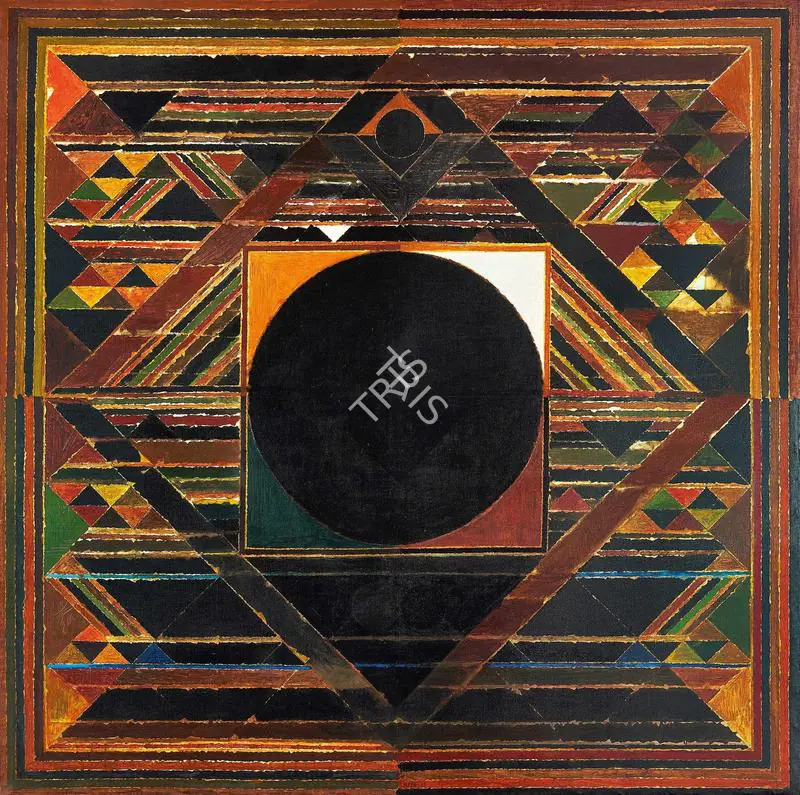 Raza, S.H. (Artist). Gestation. Acrylic on canvas, 1989 | Painting | FineArts | 00355134
