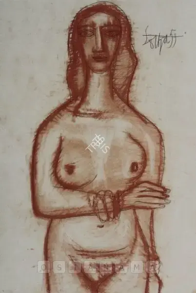 Souza, F.N. (Artist). Nude, 1959 | Drawing