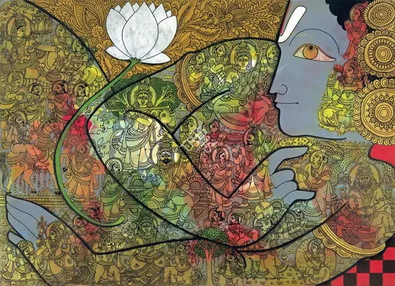 Gorjala, Ramesh (Artist). Untitled. Mixed media on paper, 2013 | Painting | FineArts | 00647201