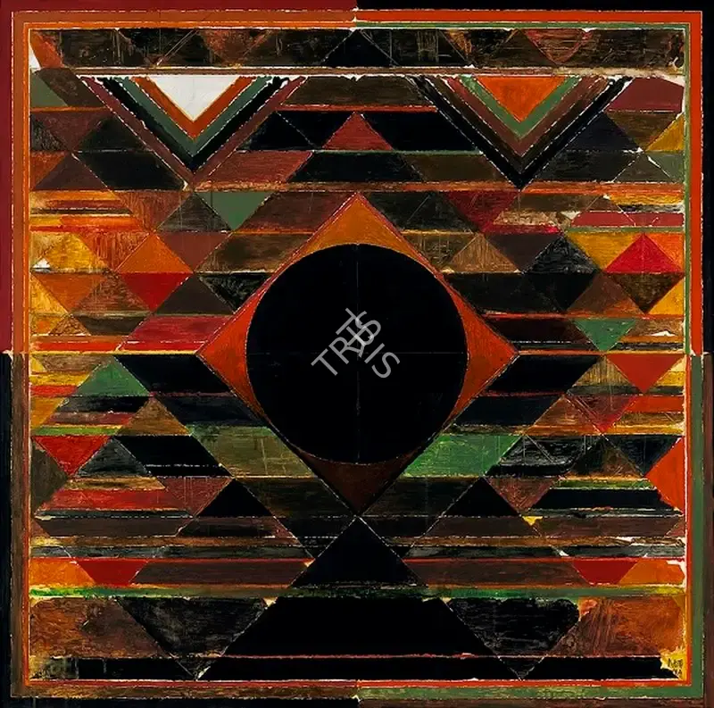 Raza, S.H. (Artist). Bindu. Acrylic on canvas, 1984 | Painting | FineArts | 00645754