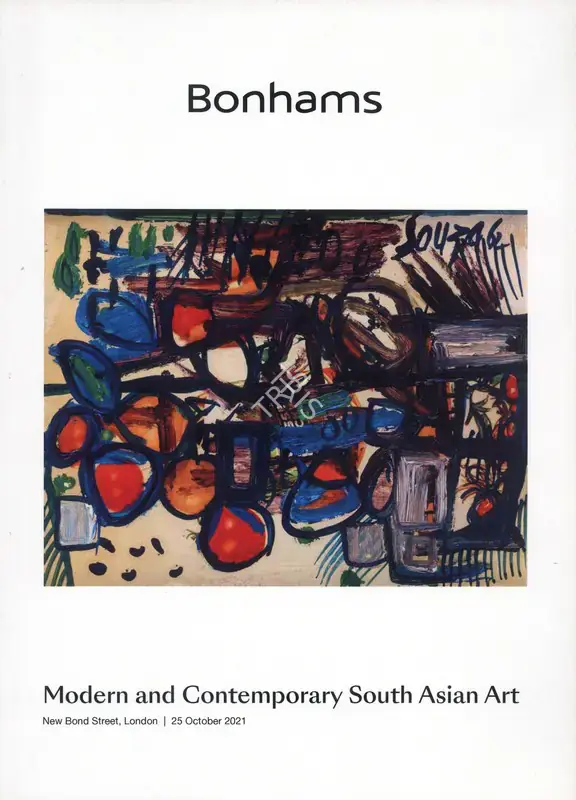 Bonhams (Auction House). Modern and Contemporary South Asian Art. 25 October 2021, London | Auction Catalogue | EconomicsArt | 00862404