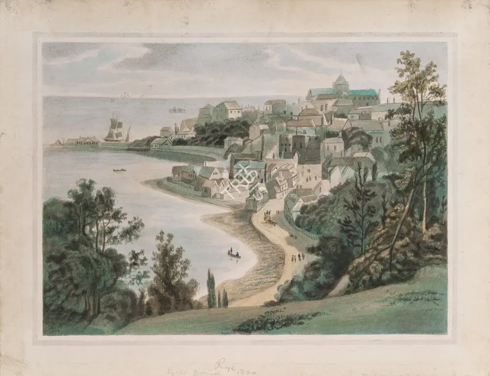 Daniell, William (Artist). Rye, Sussex, 1820 | Painting