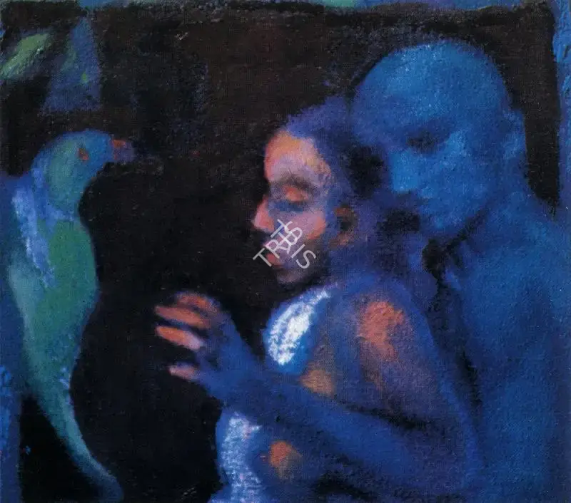 Sud, Anupam (Artist). Parrot Narrating a Story. 1995 | Art Heritage 15, 1995-1996 | Painting | FineArts | 00530361