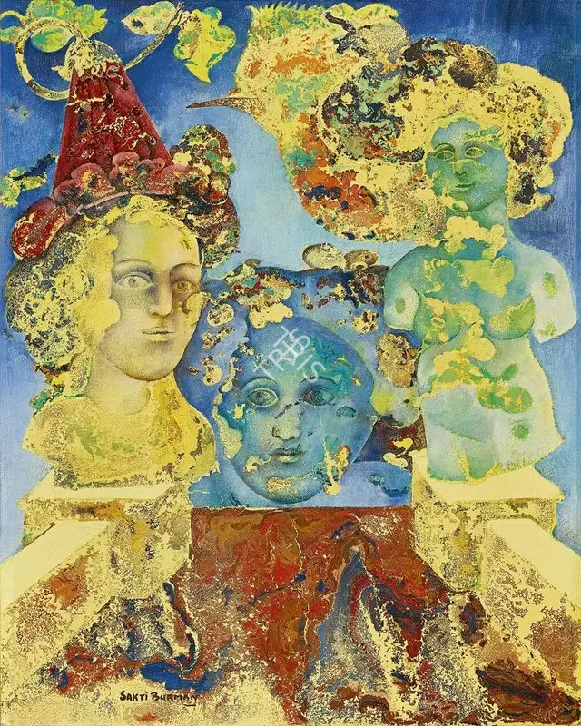 Burman, Sakti (Artist). Reves, c.1980 | Painting