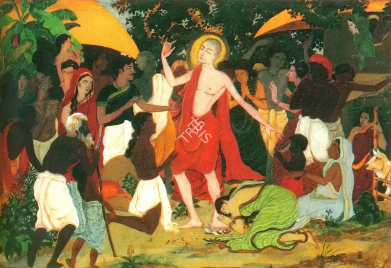 Roy, Khagen (Artist). Chaitanya Series, n.d. | Painting