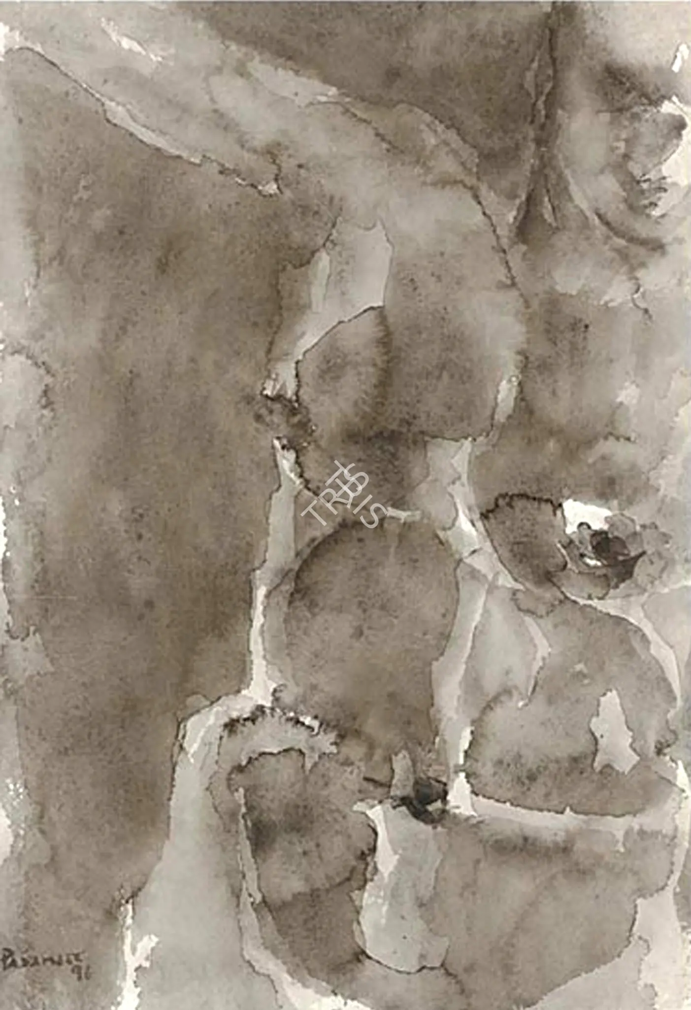 Padamsee, Akbar (Artist). Untitled. Watercolour on paper, 1966 | Painting | FineArts | 00899768