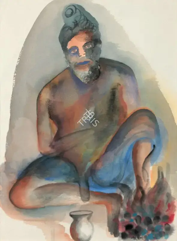 Khakhar, Bhupen (Artist). Untitled, n.d. | Painting