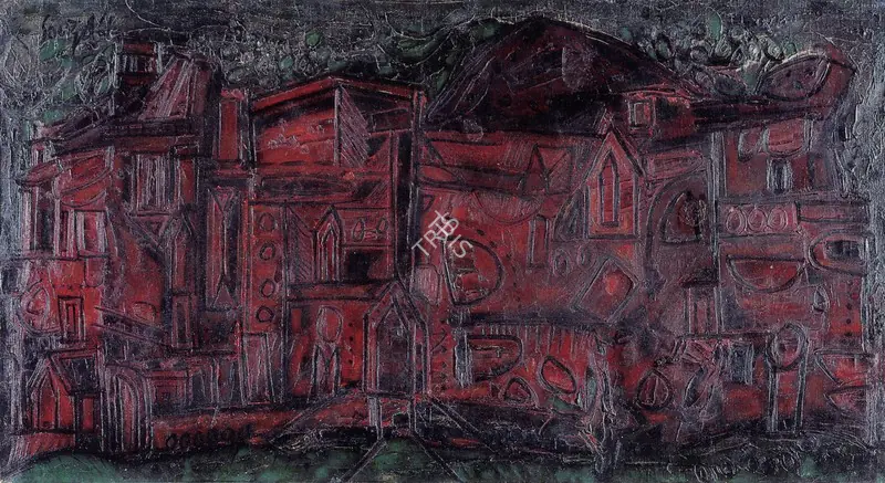 Souza, F.N. (Artist). Untitled, 1961 | Painting