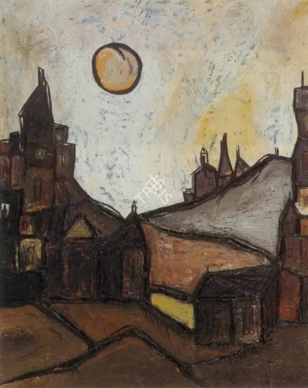 Ribeiro, Lance (Artist). Landscape, 1963 | Painting