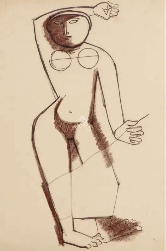 Husain, M.F. (Artist). Untitled, n.d. | Painting