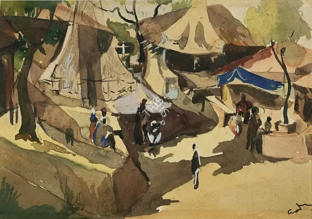 Gade, H.A. (Artist). Untitled, c.1960 | Painting