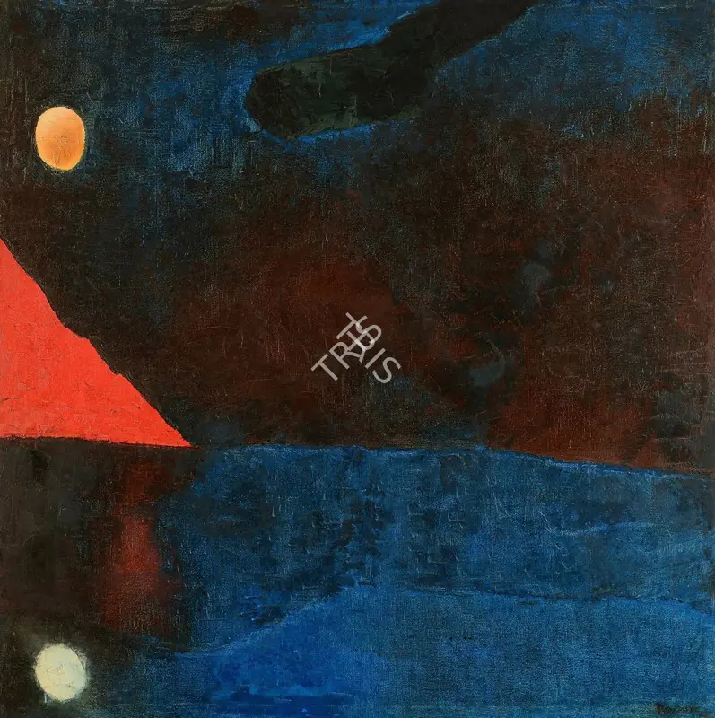 Padamsee, Akbar (Artist). Untitled. Oil on canvas, 1975 | Painting | FineArts | 00646514