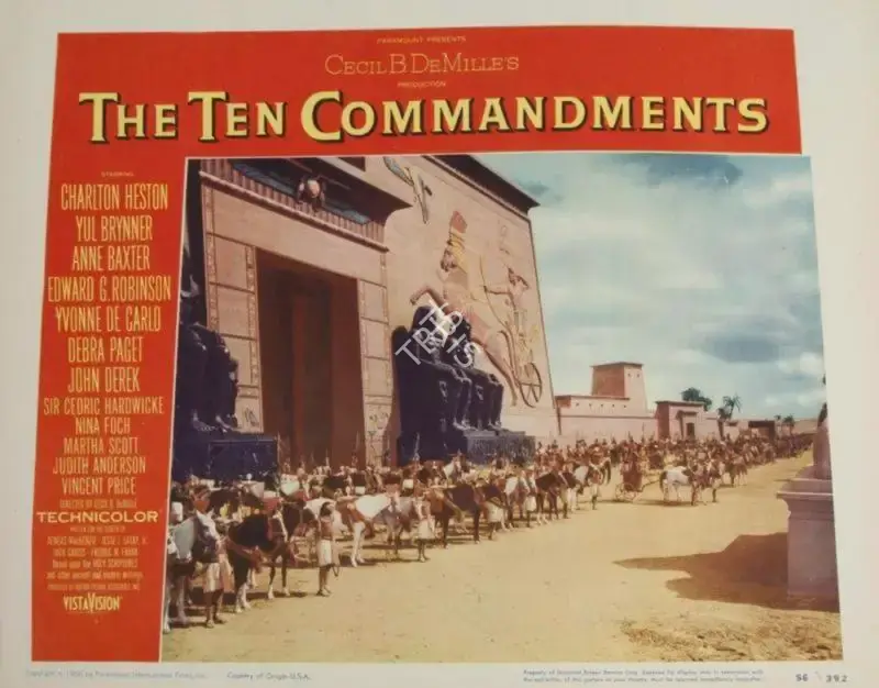 DeMille, Cecil B. (Director), The Ten Commandments, 1956 | Lobby card | CinemaEducation | 00789904