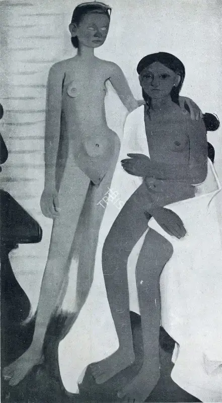 Sher-Gil, Amrita (Artist). Two Young Girls, n.d. | Painting