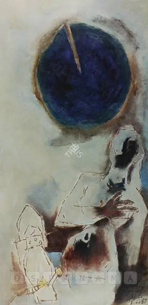 Husain, M.F. (Artist). Untitled. Oil on canvas, 1967 | Painting | FineArts | 00597905