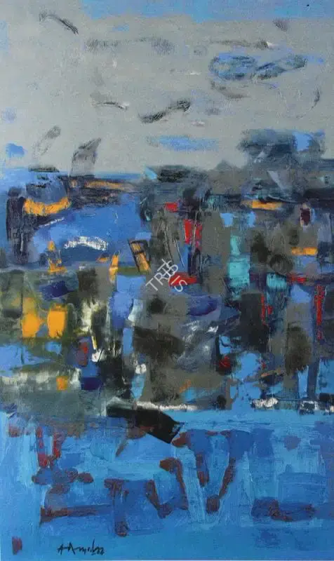 Adimoolam, K.M. (Artist). Terra-Incognita. Oil on canvas, 2004 | Painting | FineArts | 00599266