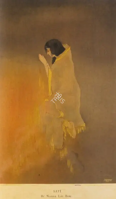 Bose, Nandalal (Artist). Sati, n.d. | Print