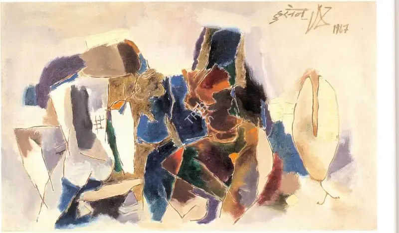 Husain, M.F. (Artist). Untitled, 1967 | Painting