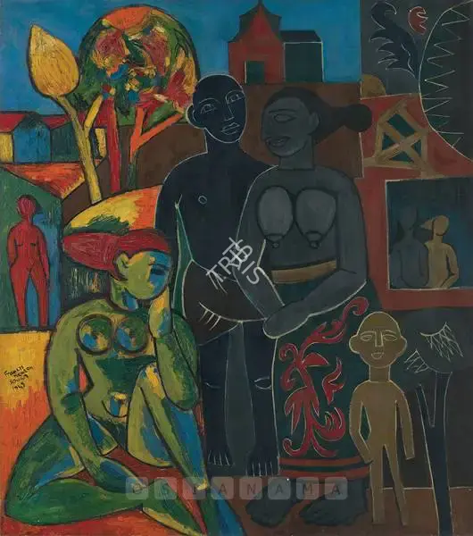 Souza, F.N. (Artist). Untitled, 1949 | Painting