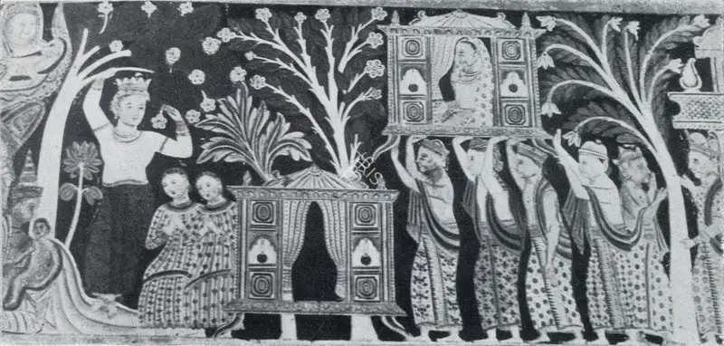 Manjusri (Artist). Copy of a Fresco in the Hikkaduwa Temple, n.d. | Painting