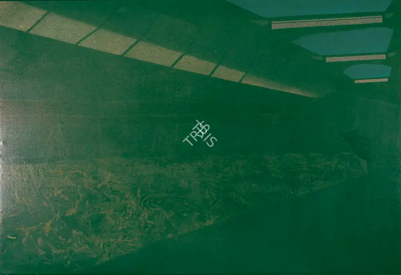 Patel, Gieve (Artist). Lighted Platform, 1974 | Painting