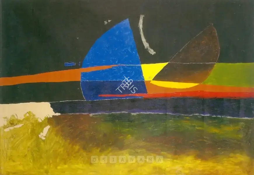 Husain, M.F. (Artist). Theorem Thirteen, 1973 | Painting