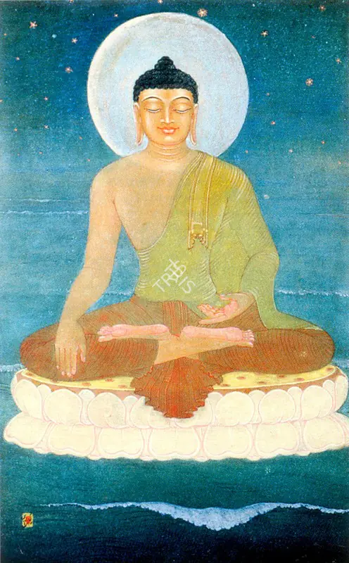 Gupta, Priya Prosad (Artist). The Eternal Peace, n.d. | Painting