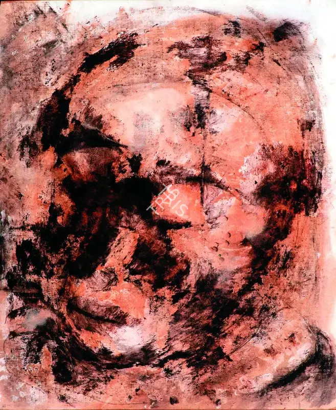 Kaul, Mani (Artist). Head in Bistre, 2005 | Painting