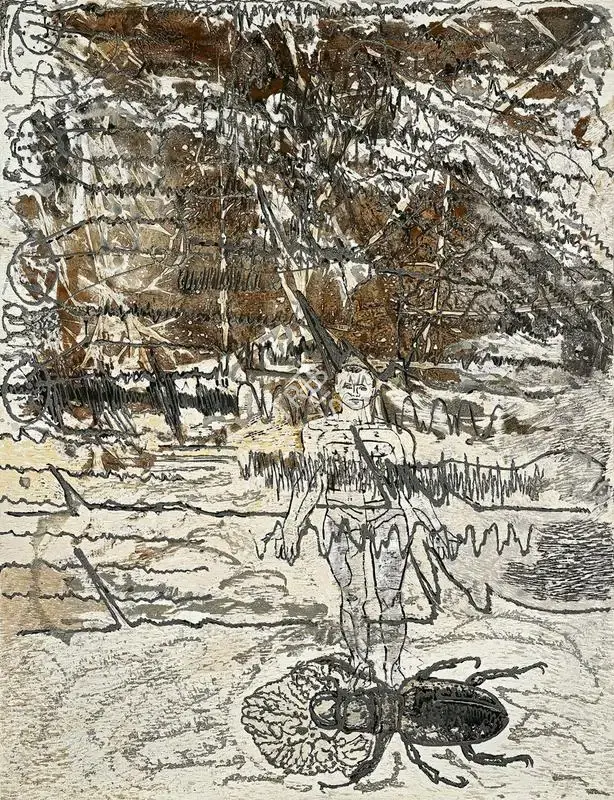 Chakravarty, Jayashree (Artist). Untitled, 2006-2007 | Painting
