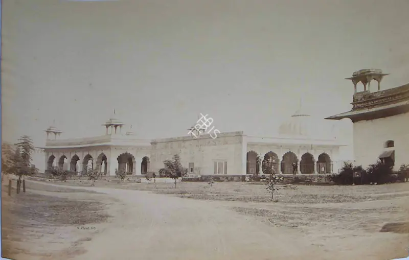 Studio V. & E. Pont (Photographic Studio). Dewan Khas, Red Fort, Delhi. Albumen print, n.d. | Antiquarian Photograph | Photography | 00115792
