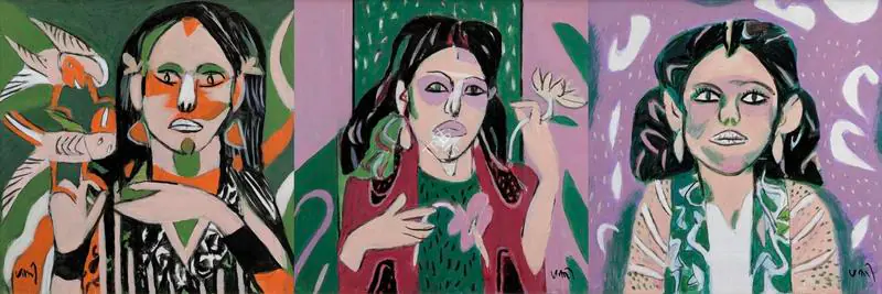 Subramanyan, K.G. (Artist). Untitled (Women), 2014 | Painting