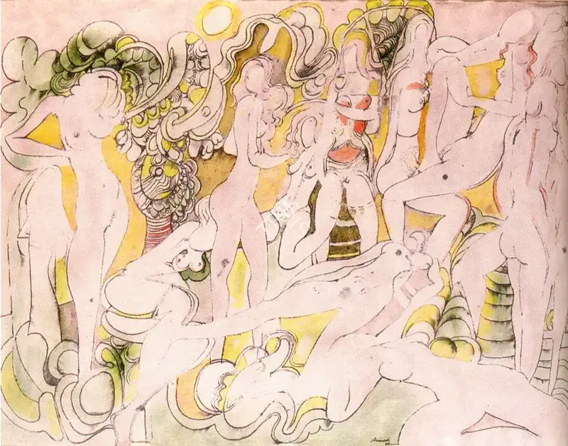 Chandra, Avinash (Artist). Summer, 1977 | Painting